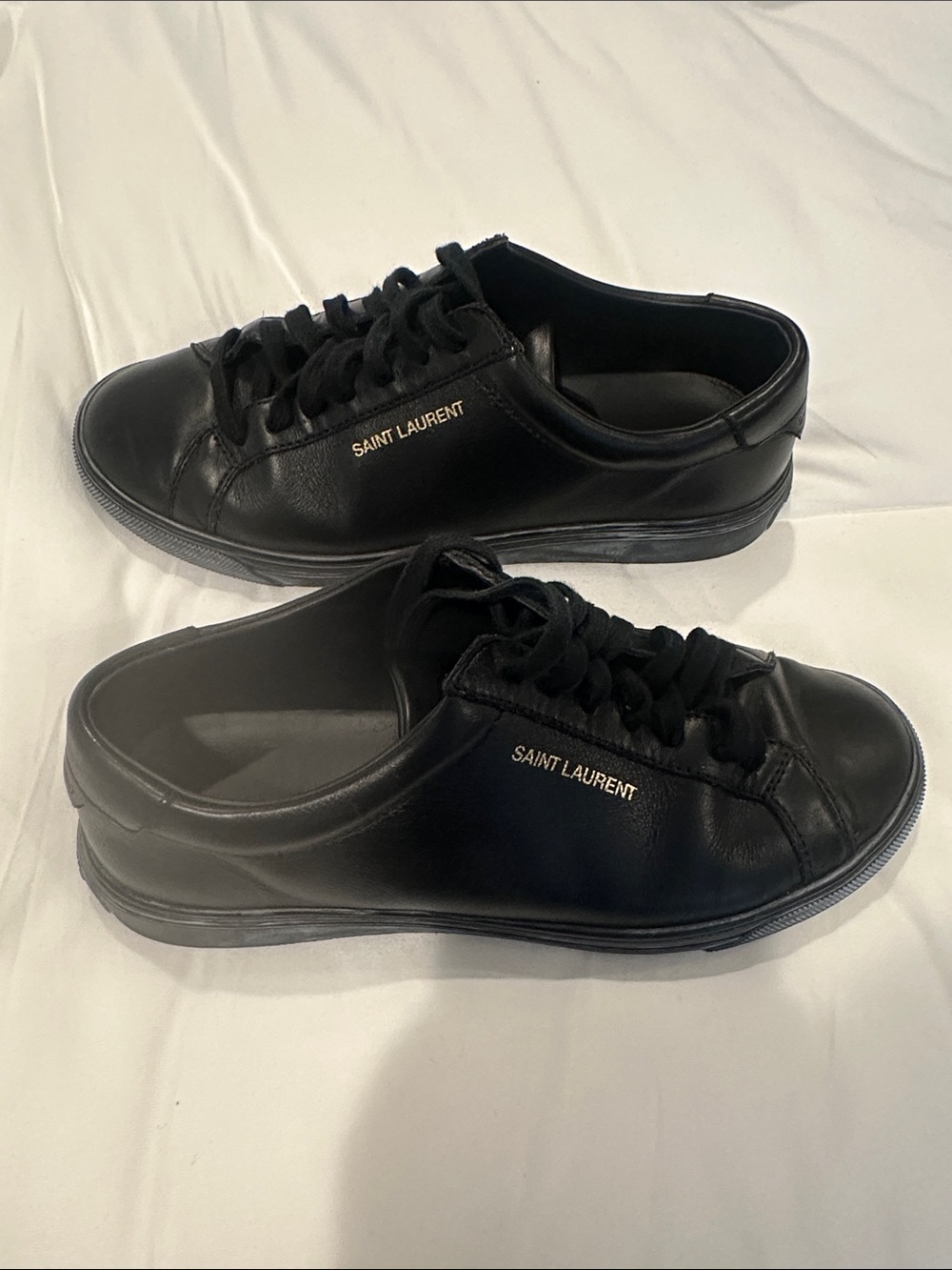 Saint Laurent Leather Andy sneakers